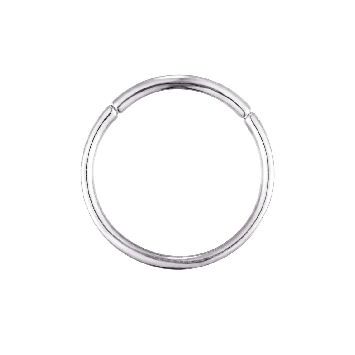 silver clicker hoop
