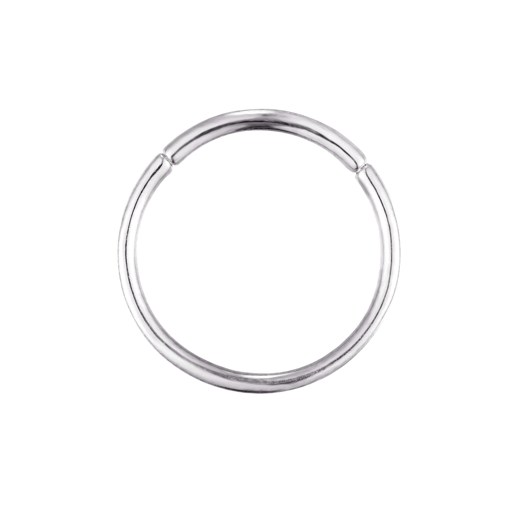 silver clicker hoop