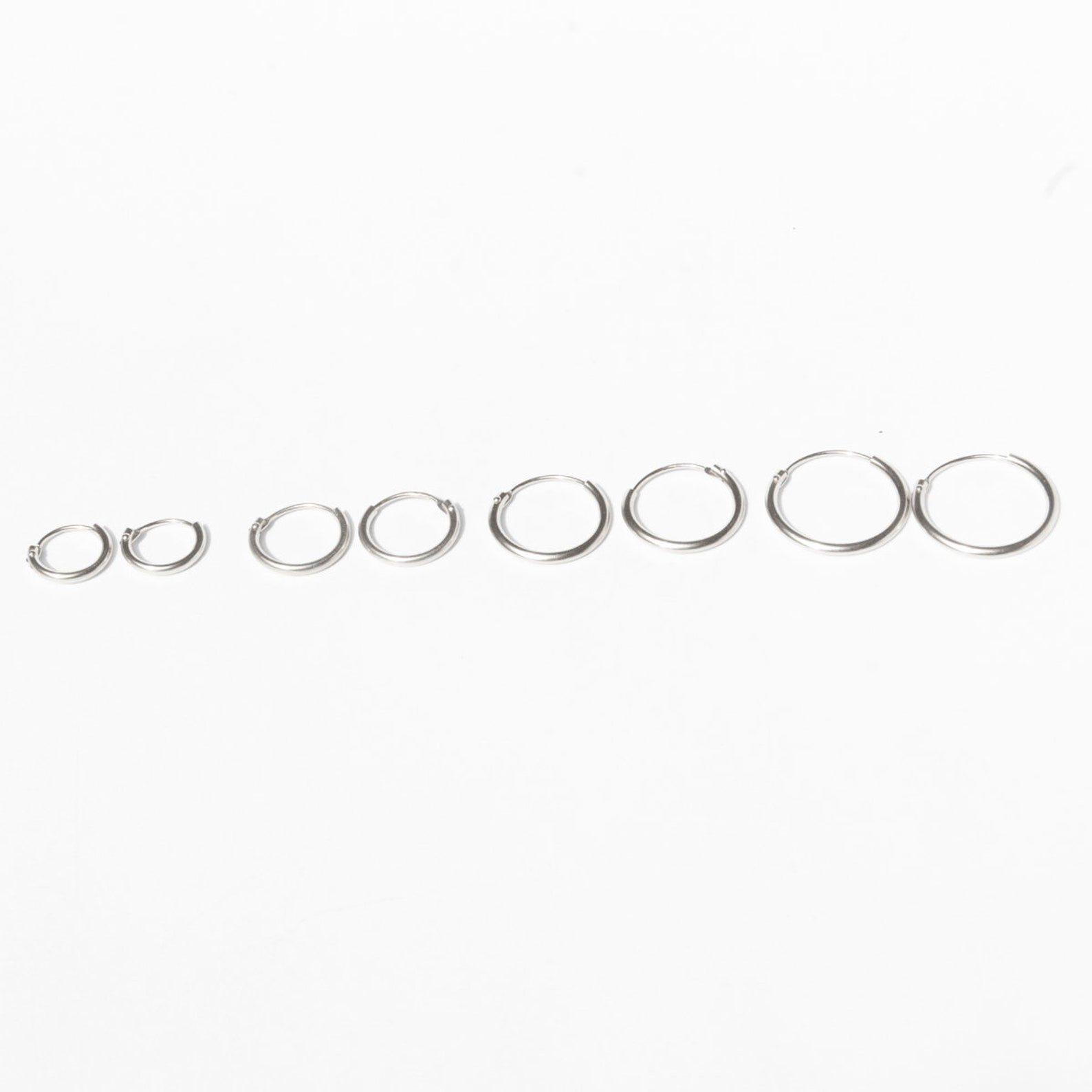 Sterling Silver Hoops Small Silver Hoops Silver Hoop Etsy UK