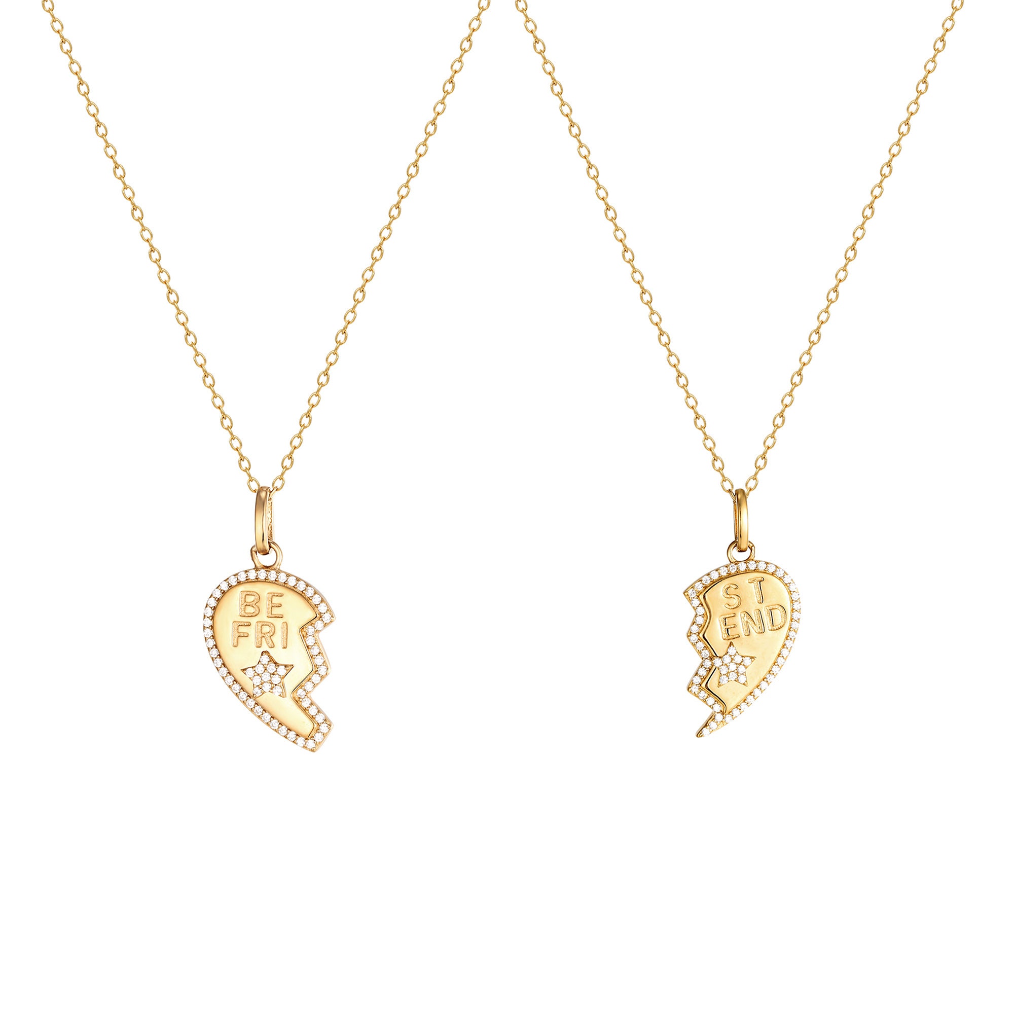 Best Friend Necklace Friendship 