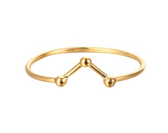 9ct Gold ring - bead dot ring - gold - ring - skinny ring - stacking ring  - dot ring - 9ct gold - gold dot ring - constellation J2R-0957