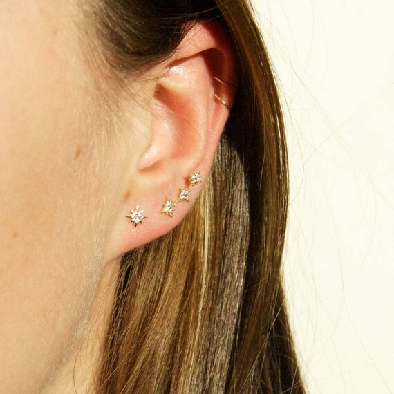 9ct gold climber earrings online