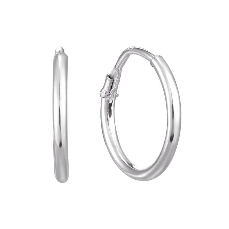 Thin Sterling Silver Hoops Small Silver Hoops Silver Hoop Etsy UK