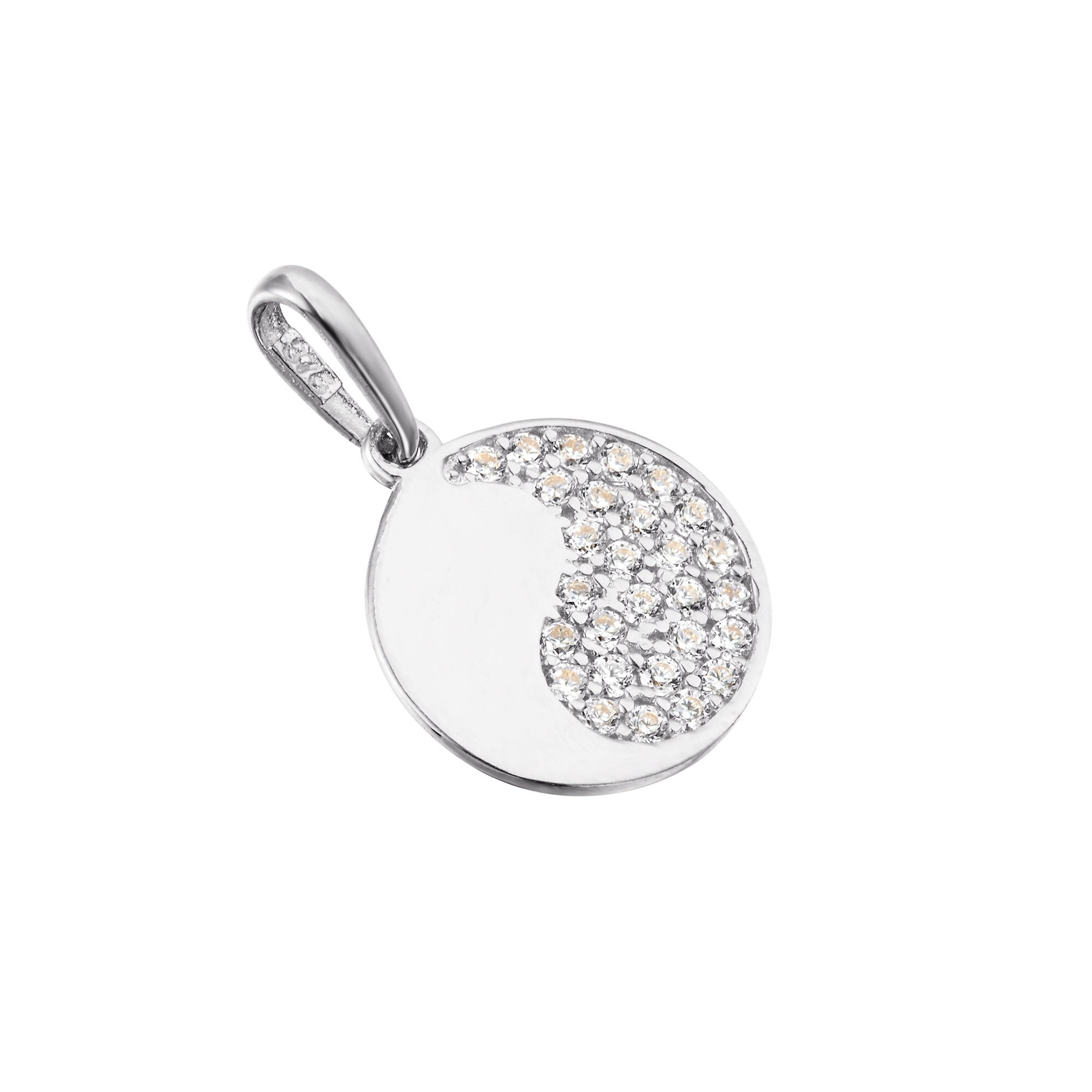 9ct Gold Yin Yang Necklace Cz Necklace Zodiac Necklace Etsy UK