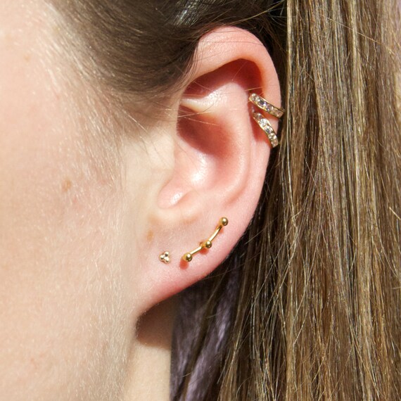 9ct gold climber earrings sale