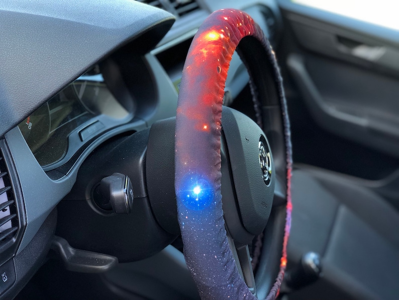 Galaxy steering wheel cover Car accessory Car accessories set Etsy