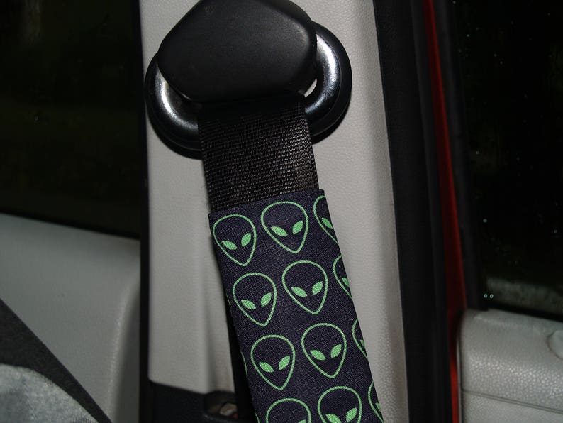 Car accessories Seat belt cover Seat belt decor Aliens car Etsy