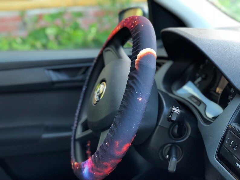 Galaxy steering wheel cover Car accessory Car accessories set Etsy
