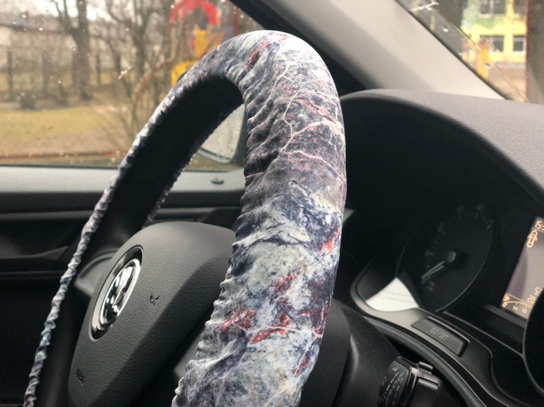 Marble style steering wheel cover Car accessories Birthday Etsy