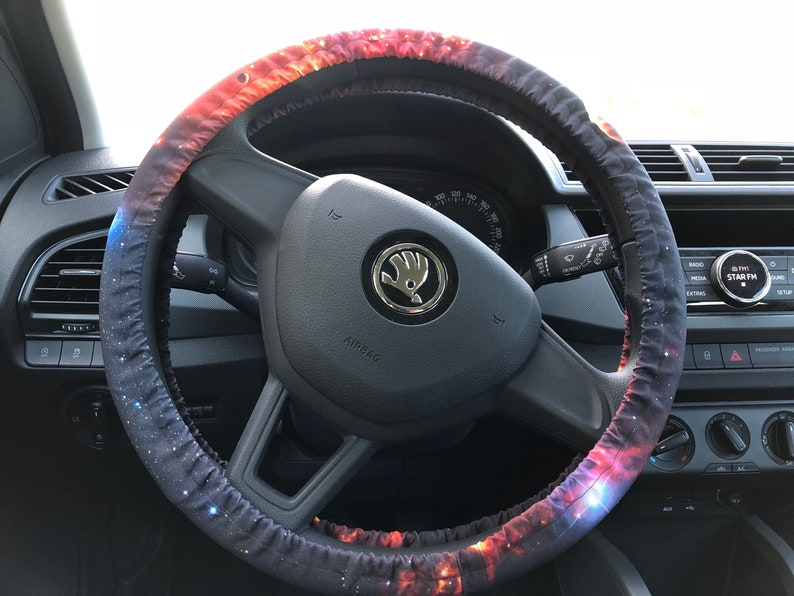 Galaxy steering wheel cover Car accessory Car accessories set Etsy