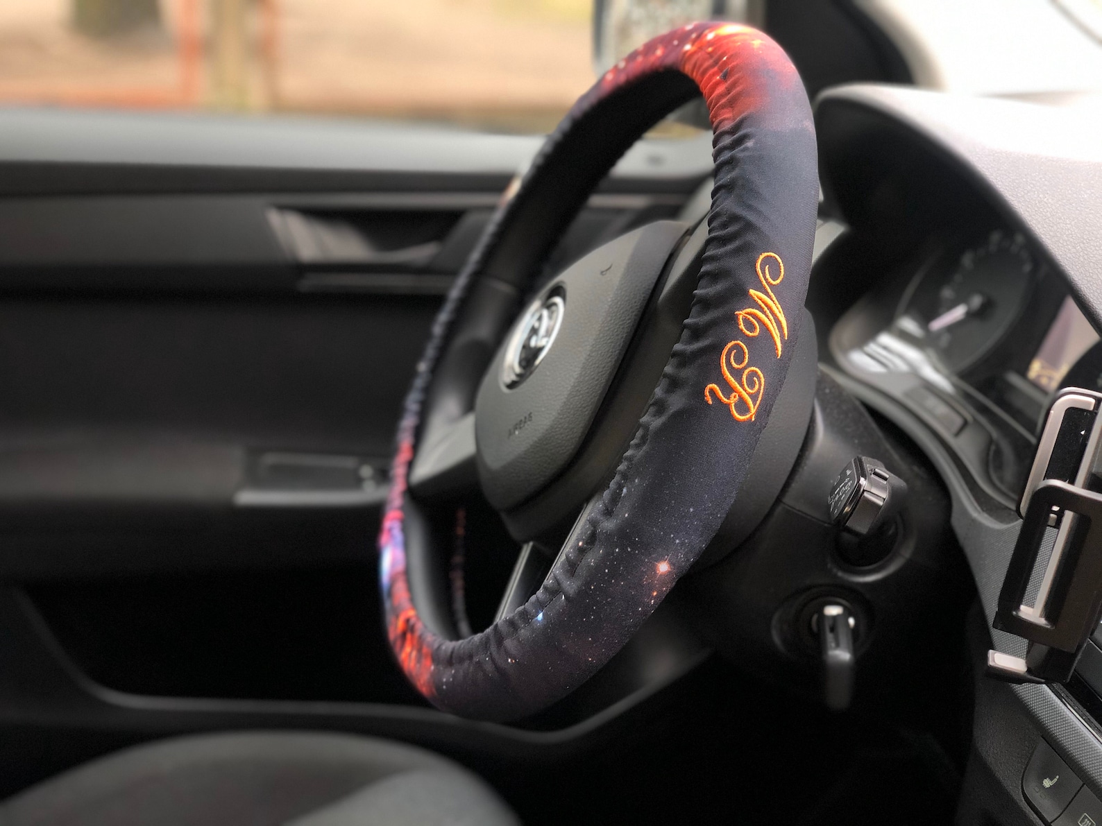 Galaxy steering wheel cover Car accessory Car accessories set Etsy