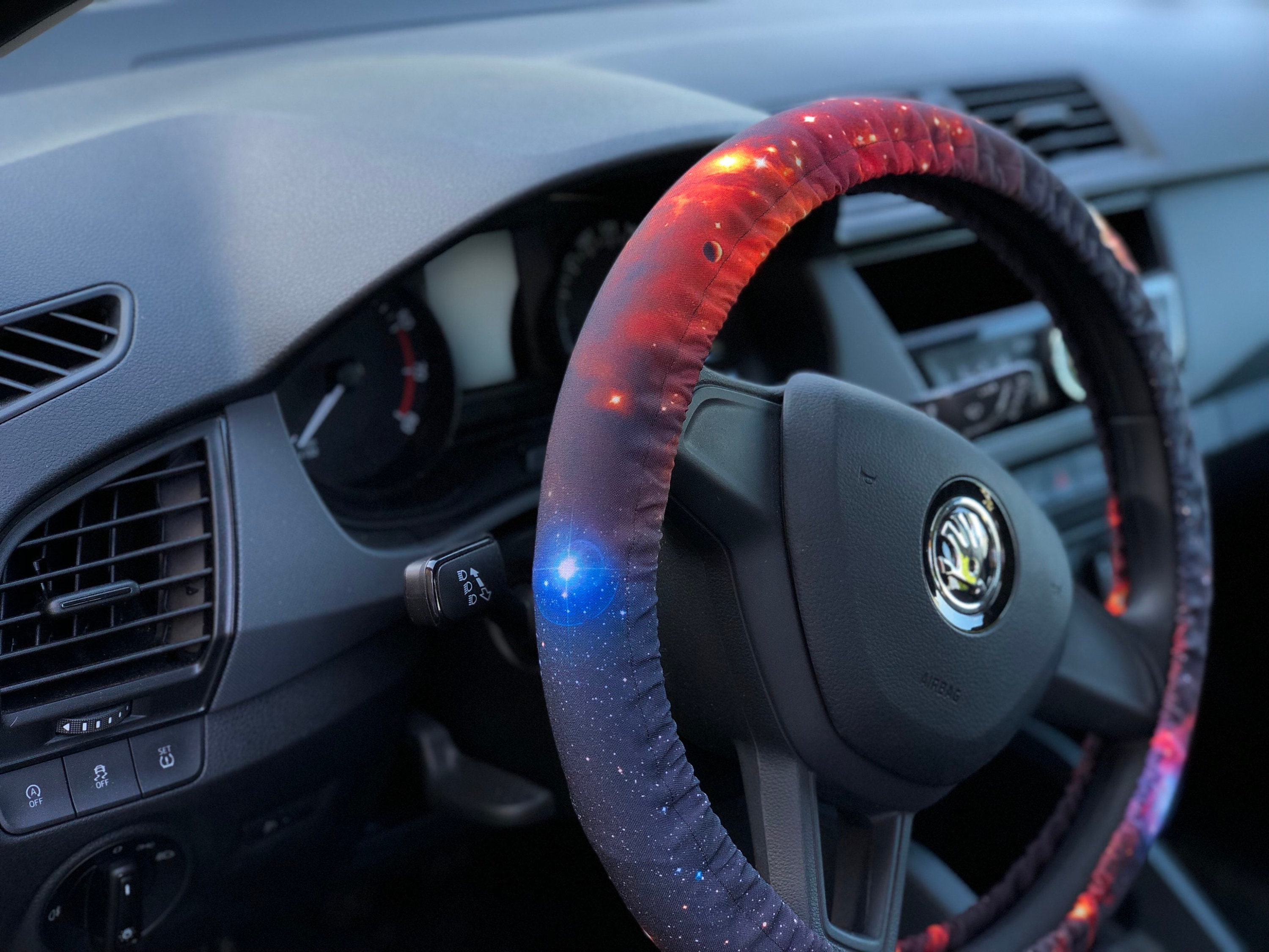 Galaxy steering wheel cover Car accessory Car accessories set Etsy
