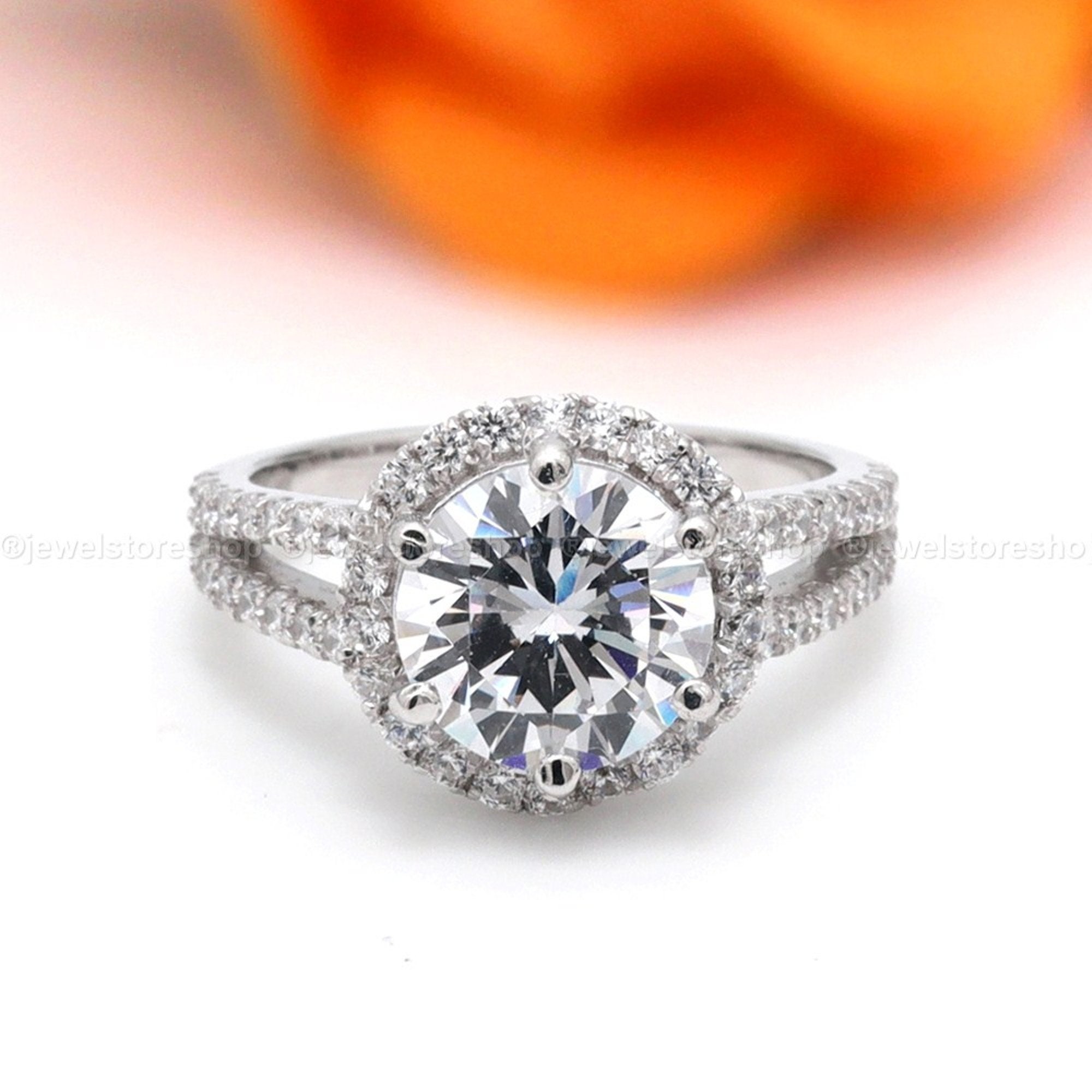 Cathedral Split Shank Pave Oval Diamond Engagement Ring GIA D Color VS1  0.85 Ct | eBay