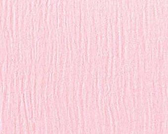 SALE Gauze Cotton fabric. Michael Miller. Bubble gauze from the Sommer Collection 48" solid pink shirts swaddles sewing