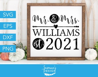Download Wedding Date Svg Etsy