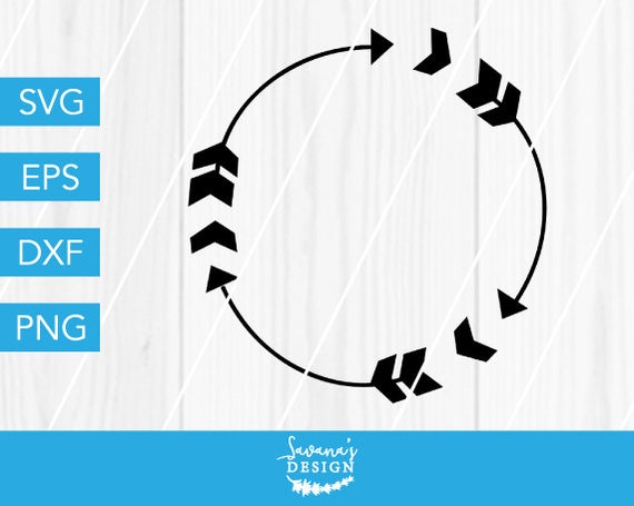 Download Free Arrow Circle Monogram Svg Arrow Svg Monogram Frame Svg Etsy SVG Cut Files
