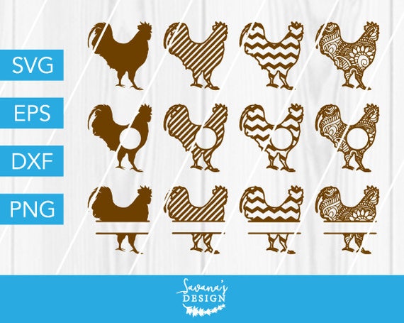 Download Chicken Svg Farm Cut File Rooster Clipart Svg Bundle Monogram Svg Instant Download Dxf Eps Png Vinyl Design Svg Files For Cricut By Savanasdesign Catch My Party