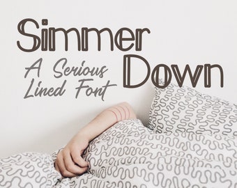 Simmer Down Font, Sans Serif Font, Sans-Serif Font, Download Font, Stylish Font, Logo Font, Display Font, True Type Font, Cheap Fonts, Font