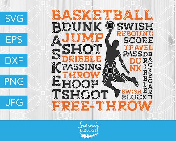 Download Basketball Svg Basketball Clipart Basketball Vector Basketball Designs Sports Svg Subway Art Svg Word Art Svg Svg Files For Cricut By Savanasdesign Catch My Party PSD Mockup Templates