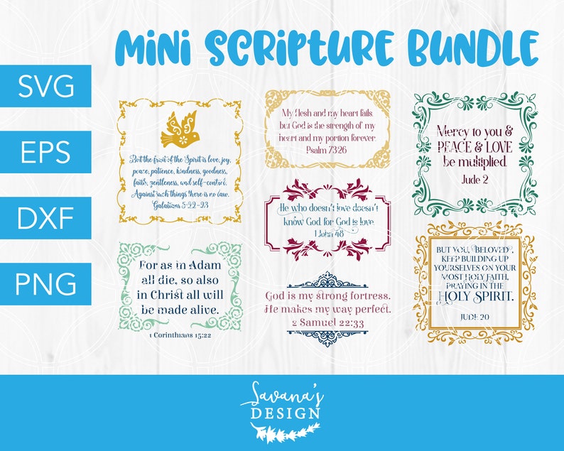 Download Scripture SVG Bundle Christian SVG Religious SVG Bible | Etsy
