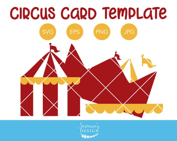Download Circus Tent Invitation Template Circus Svg Circus Card Birthday Party Svg Circus Tent Svg Invitation Svg Template Svg Card Svg By Savanasdesign Catch My Party