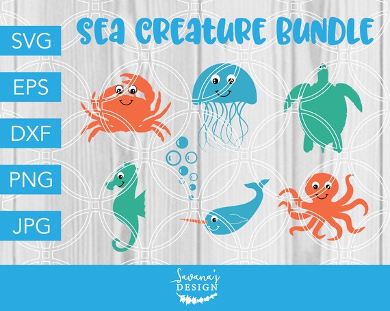 Download Sea Creatures Svg Sea Animals Svg Sea Turtle Svg Crab Svg Jellyfish Svg Seahorse Svg Narwhal Svg Octopus Svg Ocean Svg Svg Files By Savanasdesign Catch My Party