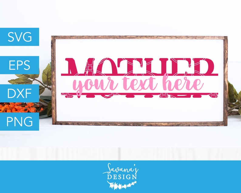 Download Mother Split Monogram SVG Mother SVG Gift for Mother Mom ...