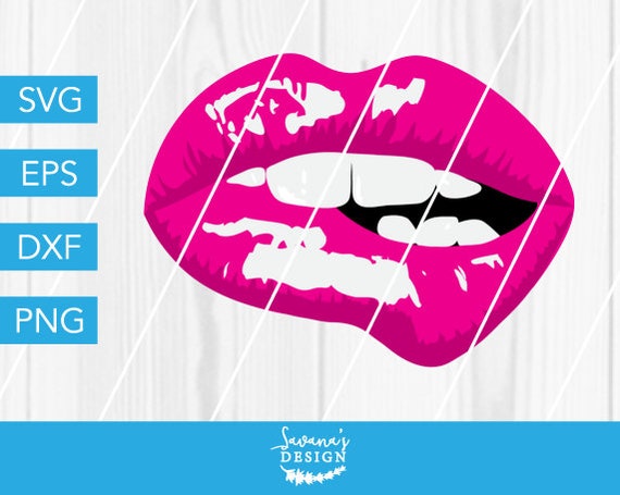 Download Biting Lips SVG Biting Lip SVG SVG Files for Cricut Lips ...