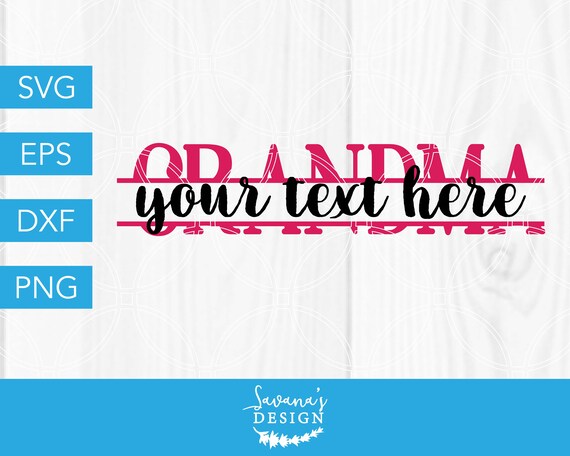 Download Grandma Split Monogram Svg Grandma Svg Split Monogram Svg Etsy