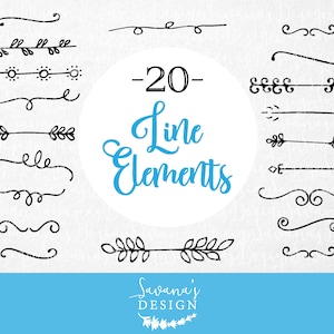 SVG flourish, divider clipart, svg line, svg banner, svg border, illustrator elements, digital ornamental design, flourish ornament