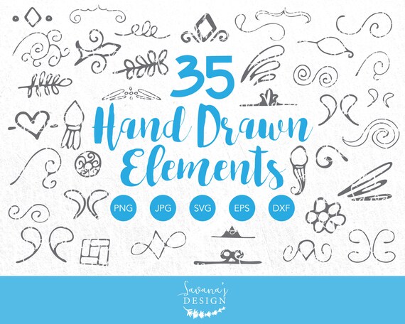 Download Hand Drawn Elements Doodles Svg Element Svg Divider Svg Border Svg Swirls Svg Curls Svg Branch Svg Leaves Svg Drawings Svg Floral By Savanasdesign Catch My Party PSD Mockup Templates