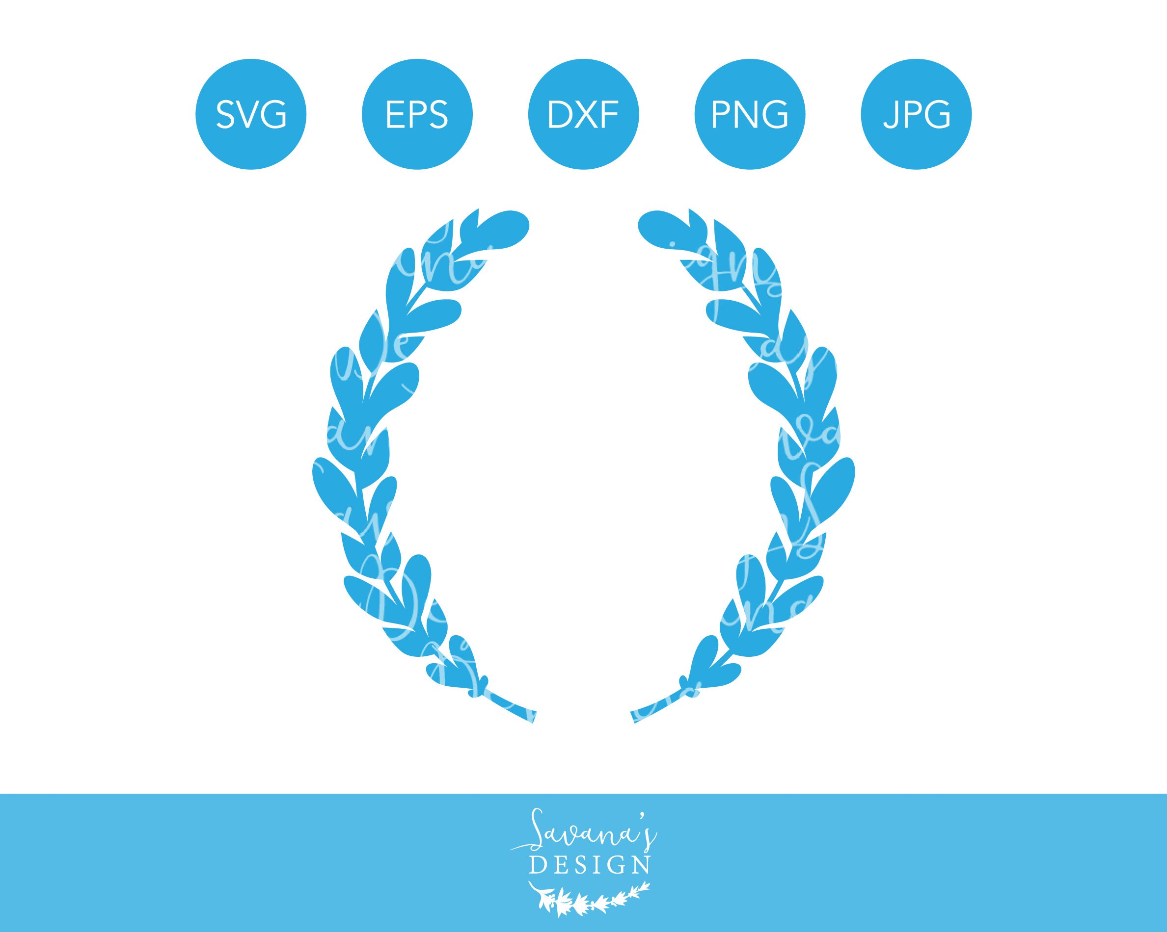 Download Laurel Svg Laurel Wreath Svg Branch Svg Leaf Svg Floral Etsy