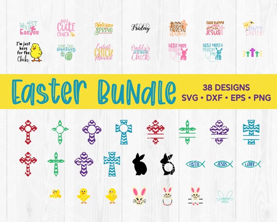 Download Easter Svg Svg Bundle Happy Easter Cut File Bunny Clipart Rabbit Monogram Spring Christian Cricut Silhouette Jesus Cross Dxf By Savanasdesign Catch My Party
