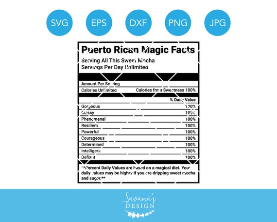 Puerto Rican SVG, Puerto Rican Magic SVG, Puerto Rico SVG, Svg Files for Cricut, Cricut Svg, Silhouette Designs, Svg Files, Svg Files Il_570xn
