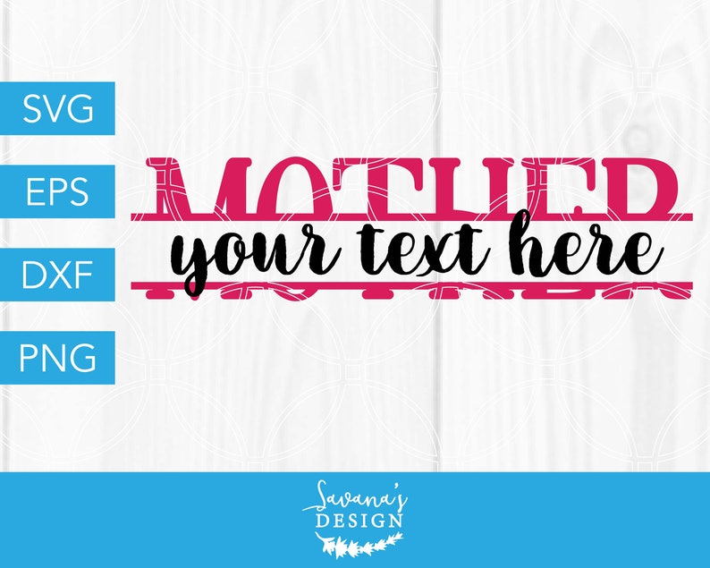 Download Mother Split Monogram SVG Mother SVG Gift for Mother Mom ...