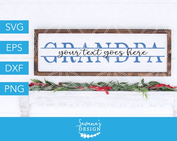 Download Grandpa Svg Grandpa Split Monogram Svg Split Monogram Svg Etsy