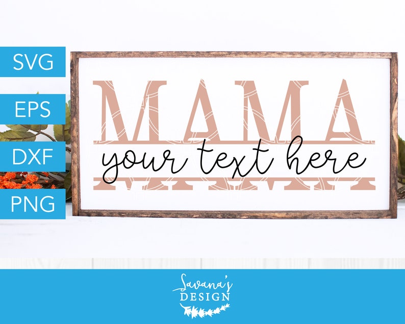 Download Mama SVG Mama Split Monogram SVG Mom Split Monogram SVG ...