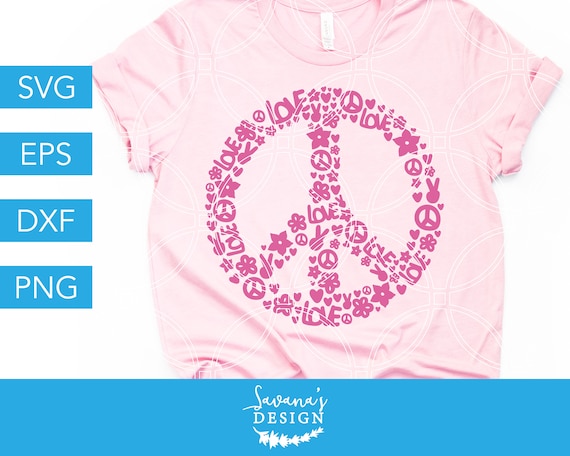 Peace Symbol Svg Peace Svg Peace Sign Svg Hippie Svg Flower Child Svg World Peace Svg Love Svg Unity Svg Freedom Svg Bohemian Svg By Savanasdesign Catch My Party