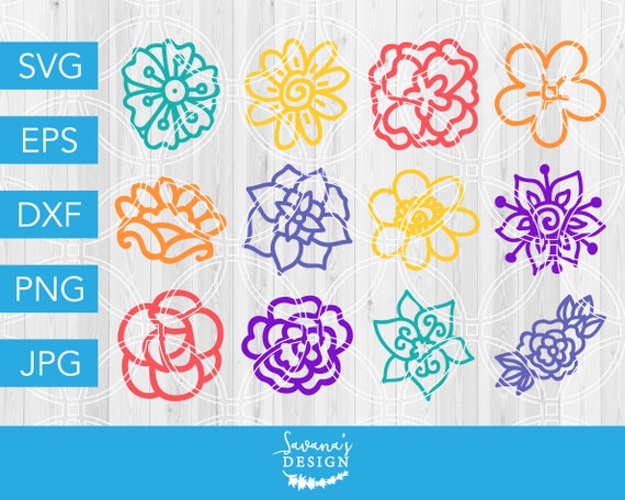 Download Flower Svg Flowers Svg Floral Svg Rose Svg Flower Dxf Spring Svg Summer Svg Flower Vector Cricut Flowers Svg Bundle Svg Svg Files By Savanasdesign Catch My Party