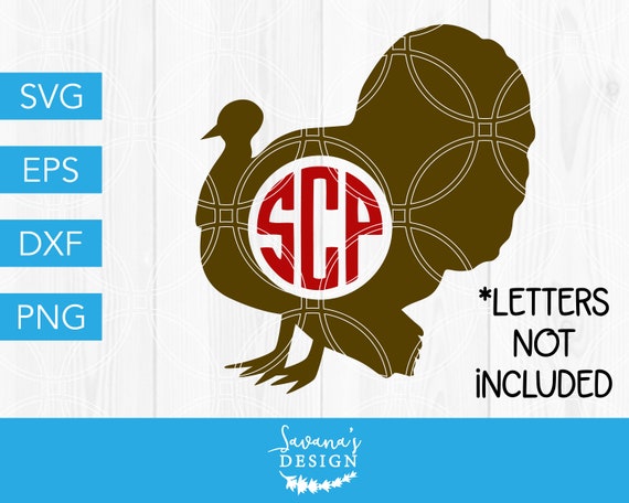 Download Turkey Monogram Svg Round Monogram Svg Hunting Svg Thanksgiving Svg Turkey Svg Turkey Day Svg Frame Svg Svg Files For Cricut Svg By Savanasdesign Catch My Party