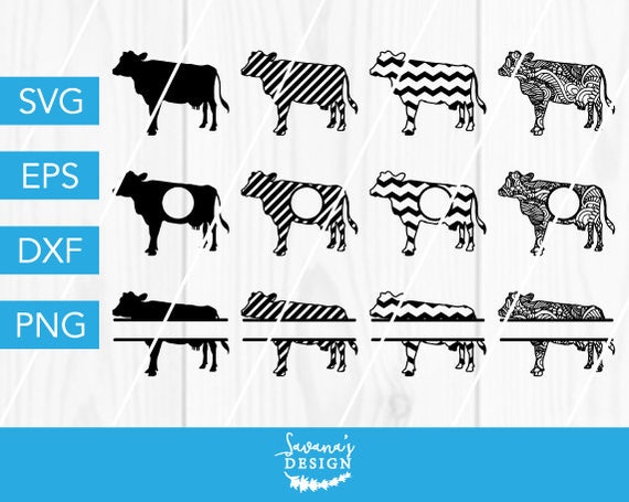 Download Cow Svg Heifer Svg Cow Cut File Cow Dxf Cow Vector Cattle Svg Monogram Svg Round Monogram Svg Split Monogram Svg Cow Svg Bundle By Savanasdesign Catch My Party