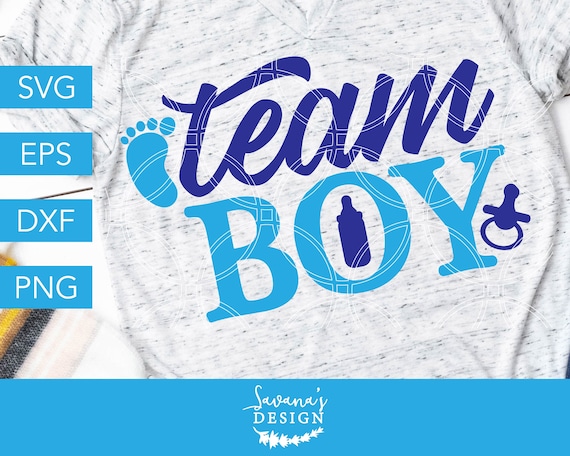 Download Team Boy Svg Baby Shower Svg Gender Reveal Svg Pregnancy Etsy