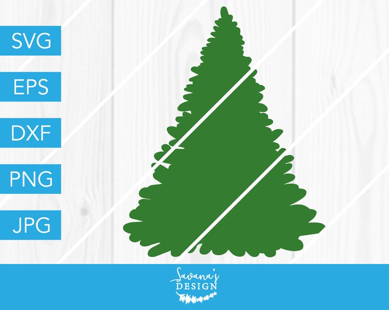 Download Free Christmas Tree Svg Tree Svg Fir Svg Pine Svg Evergreen Etsy SVG DXF Cut File