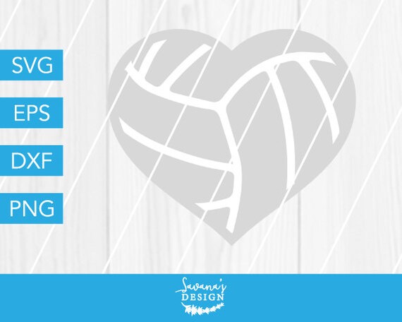 Download Volleyball Svg Volleyball Cut File Heart Svg Instant Download Cricut Designs Svg Files For Cricut Dxf Eps Png Clipart Sports Team By Savanasdesign Catch My Party