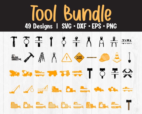 Download Tool Svg Bundle Construction Cut Files Truck Clipart Baby Boy Birthday Party Fathers Day Svg Files For Cricut Dxf Eps Png Silhouette By Savanasdesign Catch My Party