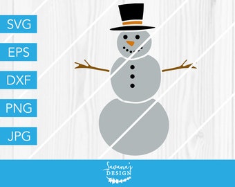 Snowman SVG, Snowman Cut File, Christmas SVG, Snowman SVG File, Snowman Clipart, Snowman Cricut, Snowman Vector, Snow Man Svg, Svg Files