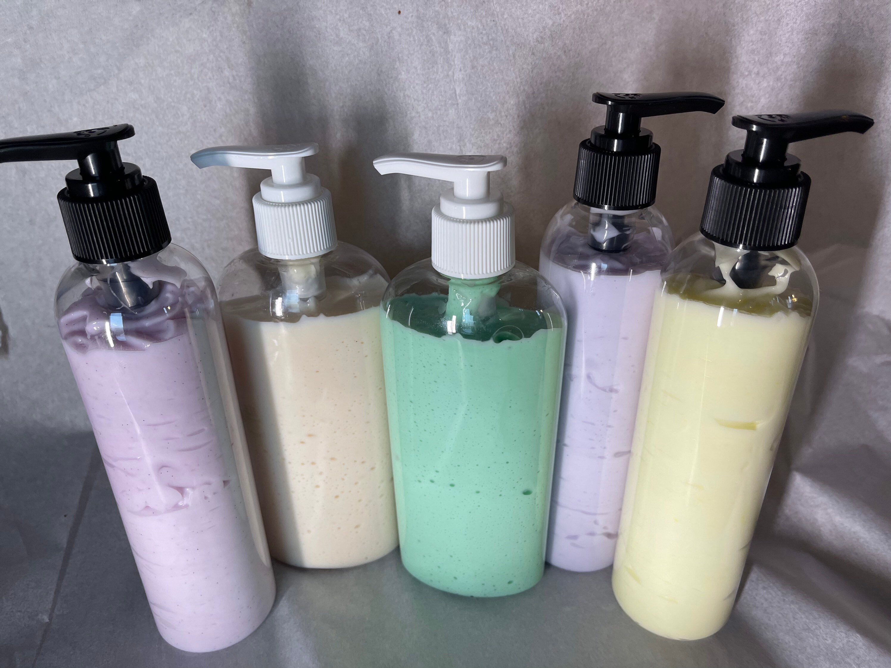 Goat milk and honey lotions