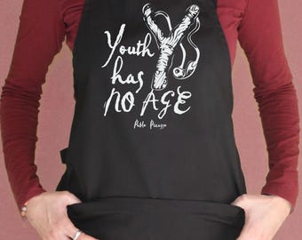 Youth has No Age Apron with Pockets