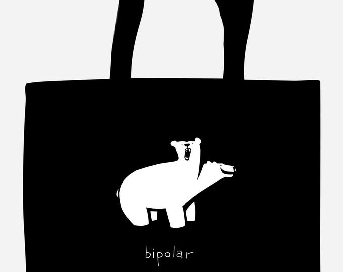 Bi-Polar Tote Bag with Long Handles