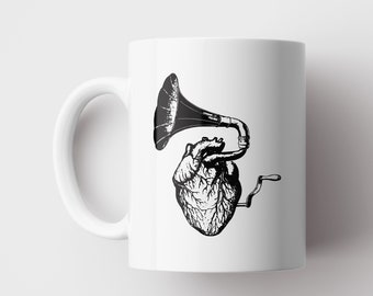 Music Heart Mug